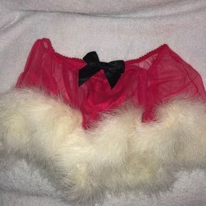 Santa skirt/thong